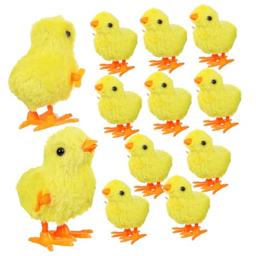 Hemobllo 12 Stück Küken springendes küken aufziehspielzeug Aufziehhuhn Hühner Küken- aufziehen Aufziehküken Aufziehbare Küken Kükenspielzeug Plüsch Yellow Hemobllo 12 Stück Küken springendes küken aufziehspielzeug Aufziehhuhn Hühner Küken- aufziehen Aufziehküken Aufziehbare Küken Kükenspielzeug Plüsch Yellow von Hemobllo