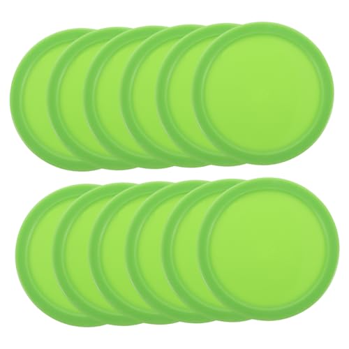 Hemobllo 12stücke Schwere Air Hockey Pucks Kunststoff Ersatzteile Für EIS Und Airhockey-tische Sanftem Für Spannende Spielabende von Hemobllo