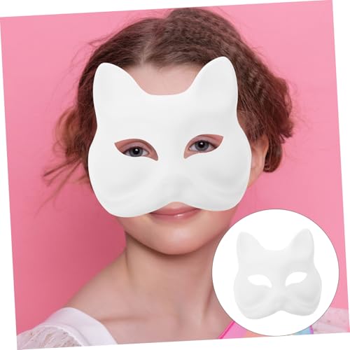 Hemobllo 12 Stück Teiliges DIY Fuchs Masken aus Umweltfreundlichem Papierpulp Handbemalbar Leichte Tiermasken für Karneval Halloween Geburtstags und Schulpartys Hemobllo 12 Stück Teiliges DIY Fuchs Masken aus Umweltfreundlichem Papierpulp Handbemalbar Leichte Tiermasken für Karneval Halloween Geburtstags und Schulpartys von Hemobllo