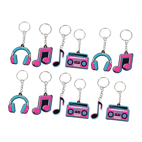 Hemobllo 12-teiliges Set Schlüsselanhänger Mit Musiknoten Party Geburtstagsgeschenke Zum Thema Musik Dekorationen Karaoke Musikalische Gastgeschenke Schlüsselbund Musical Retro Kind Pvc Hemobllo 12-teiliges Set Schlüsselanhänger Mit Musiknoten Party Geburtstagsgeschenke Zum Thema Musik Dekorationen Karaoke Musikalische Gastgeschenke Schlüsselbund Musical Retro Kind Pvc von Hemobllo