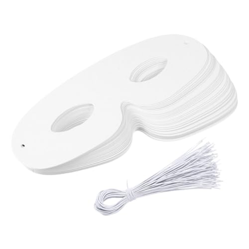 Hemobllo 120Stücke DIY Leere Papiermasken aus Dickem Kartenpapier mit Elastischen Seilen für Halloween Kostümpartys Geburtstagsfeiern und Schulveranstaltungen Vielseitige Bastelmasken Hemobllo 120Stücke DIY Leere Papiermasken aus Dickem Kartenpapier mit Elastischen Seilen für Halloween Kostümpartys Geburtstagsfeiern und Schulveranstaltungen Vielseitige Bastelmasken von Hemobllo