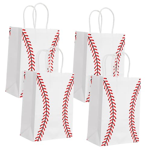 Hemobllo 12Stücke Baseball Geschenktüten Kraftpapier Tragetaschen mit Baseball für Geburtstagsfeiern und Sportveranstaltungen Wiederverwendbar und Hemobllo 12Stücke Baseball Geschenktüten Kraftpapier Tragetaschen mit Baseball für Geburtstagsfeiern und Sportveranstaltungen Wiederverwendbar und von Hemobllo