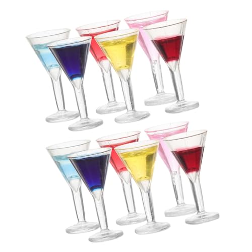 Hemobllo 12Stücke Cocktailgläser Mikro Weinbecher für Puppenhaus Deko Zubehör Spielzeughäuser und Kreative Bastelprojekte Hemobllo 12Stücke Cocktailgläser Mikro Weinbecher für Puppenhaus Deko Zubehör Spielzeughäuser und Kreative Bastelprojekte von Hemobllo