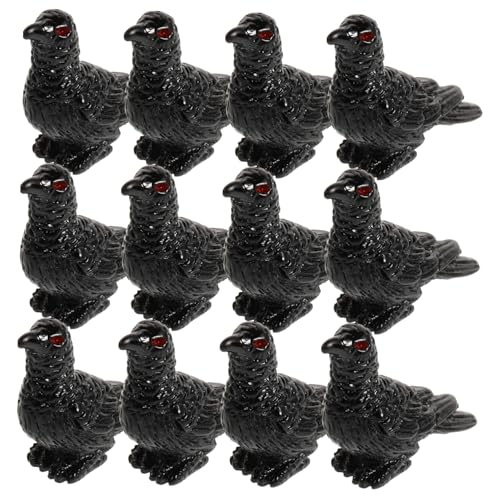 Hemobllo 12Stücke Krähen Statue Teiliges für Garten Dekoration Exquisit Designte Vogel Figuren für Mikro Landschaft und Sandtisch Ornamente und Vielseitig Einsetzbar Hemobllo 12Stücke Krähen Statue Teiliges für Garten Dekoration Exquisit Designte Vogel Figuren für Mikro Landschaft und Sandtisch Ornamente und Vielseitig Einsetzbar von Hemobllo