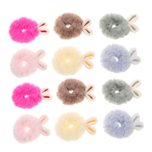 Hemobllo 12Stücke Pack Fluffy Bunny Ear Haargummis für Süße Plüsch Haaraccessoires mit Elastikbändern Bunten Farben für Sichere Pferdeschwanz Halter für Schule Hemobllo 12Stücke Pack Fluffy Bunny Ear Haargummis für Süße Plüsch Haaraccessoires mit Elastikbändern Bunten Farben für Sichere Pferdeschwanz Halter für Schule von Hemobllo