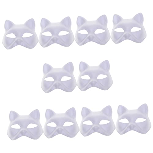 Hemobllo 12Stücke Tiermasken Halbkatze DIY Papiermasken zum Bemalen für Kreative Bastelmasken für Partys und Maskeraden Umweltfreundliche Zellstoffmasken für Schulprojekte Hemobllo 12Stücke Tiermasken Halbkatze DIY Papiermasken zum Bemalen für Kreative Bastelmasken für Partys und Maskeraden Umweltfreundliche Zellstoffmasken für Schulprojekte von Hemobllo