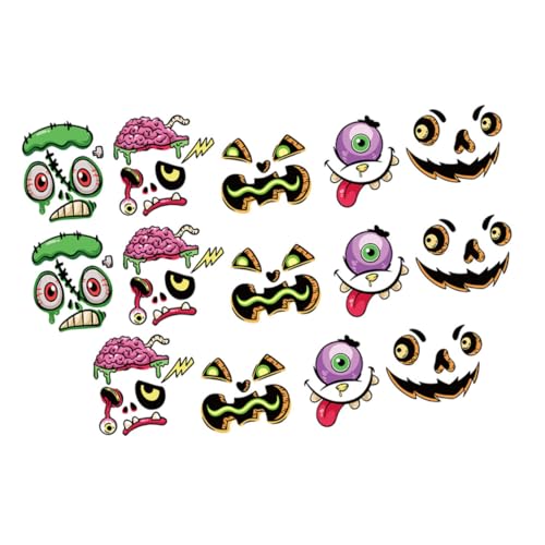 Hemobllo 15Blätter Halloween Kürbis Gesichtsaufkleber Ablösbare Dekoration für Kreative DIY Projekte Langlebig aus Festlichkeiten und Kürbisverzierungen Hemobllo 15Blätter Halloween Kürbis Gesichtsaufkleber Ablösbare Dekoration für Kreative DIY Projekte Langlebig aus Festlichkeiten und Kürbisverzierungen von Hemobllo
