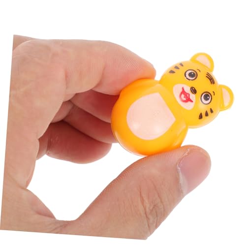 Hemobllo 16 Stück Teiliges Tiger Wackelspielzeug aus Niedliche Tischdekoration für Kinderzimmer Party und Fest Stabile Heimdeko Verarbeitet Farblich Sortiert Zufällige Zufällige Farbe von Hemobllo
