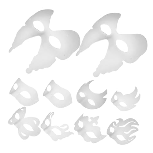 Hemobllo 16Stücke Teiliges Unbemalter Maske für DIY Projekte Leere Maskerade Masken Bemalen für Karneval Cosplay Halloween Kunsthandwerk Hemobllo 16Stücke Teiliges Unbemalter Maske für DIY Projekte Leere Maskerade Masken Bemalen für Karneval Cosplay Halloween Kunsthandwerk von Hemobllo