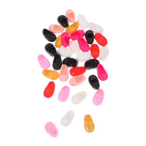 Hemobllo 18 Paar 17 cm Puppenschuhe, Süße Mini-Flachschuhe Für Puppen, Dekorative Kunststoffschuhe, Mini-Hausschuhe Für Puppen, Realistische Puppen-ersatzschuhe Hemobllo 18 Paar 17 cm Puppenschuhe, Süße Mini-Flachschuhe Für Puppen, Dekorative Kunststoffschuhe, Mini-Hausschuhe Für Puppen, Realistische Puppen-ersatzschuhe von Hemobllo