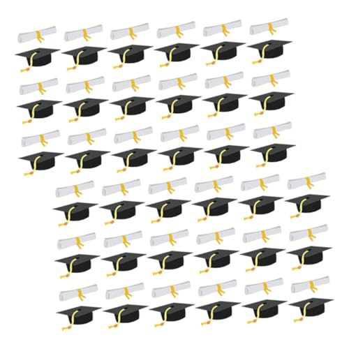 Hemobllo 1Packung Abschlussfeier Konfetti Doktorhut Papierdekoration für Feierliche Graduationspartys für Abschlussfeiern und Festlichkeiten und Universitäten von Hemobllo