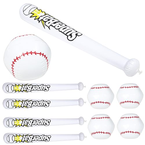 Hemobllo 1Satz Aufblasbare Baseballschläger Teiliges Bälle Sport Dekoration für Strandpartys und Baseball Themenfeiern von Hemobllo