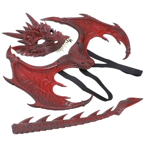 Hemobllo 1Satz Drachen Kostüm Set für Halloween mit Flügeln und Kostümzubehör für Partys und Cosplay Steigert Festtagsstimmung und Sorgt für Tolle Auftritte Hemobllo 1Satz Drachen Kostüm Set für Halloween mit Flügeln und Kostümzubehör für Partys und Cosplay Steigert Festtagsstimmung und Sorgt für Tolle Auftritte von Hemobllo