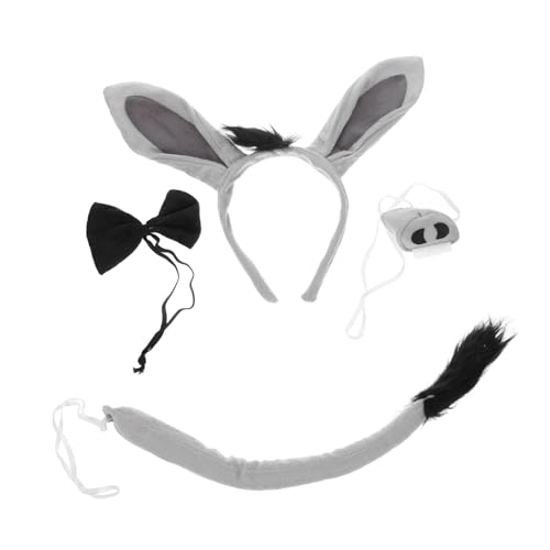 Hemobllo 1Satz Eselohren Stirnband für Süßes Halloween Kostümzubehör für Cosplay Party Tierverkleidung Stirnband für Rollenspiele und Auftritte Hemobllo 1Satz Eselohren Stirnband für Süßes Halloween Kostümzubehör für Cosplay Party Tierverkleidung Stirnband für Rollenspiele und Auftritte von Hemobllo