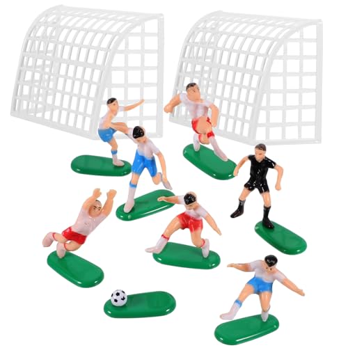 Hemobllo 1Satz Fußballmannschaft Kuchen Dekorationen Tore Spieler Schiedsrichter Partyzubehör für Kindergeburtstag Lustige Fußballfiguren für Kreative Tortendeko und Fröhliche Hemobllo 1Satz Fußballmannschaft Kuchen Dekorationen Tore Spieler Schiedsrichter Partyzubehör für Kindergeburtstag Lustige Fußballfiguren für Kreative Tortendeko und Fröhliche von Hemobllo