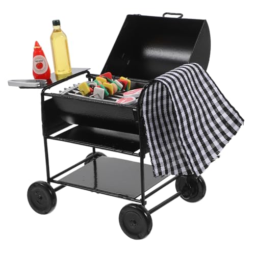 Hemobllo 1Satz Grill für Puppenhäuser Kreatives BBQ Zubehör für Rollenspiele und Mini Sicher und Leicht zu Bedienen Weckt Fantasie und Kreativität Hemobllo 1Satz Grill für Puppenhäuser Kreatives BBQ Zubehör für Rollenspiele und Mini Sicher und Leicht zu Bedienen Weckt Fantasie und Kreativität von Hemobllo