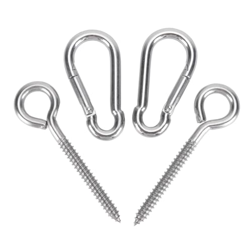 Hemobllo 1Satz Hängesessel Haken Teiliges Schaukelzubehör für Indoor Outdoor Federhaken Verbindungssystem zur Sicheren Befestigung von Hängematten Schaukeln Hemobllo 1Satz Hängesessel Haken Teiliges Schaukelzubehör für Indoor Outdoor Federhaken Verbindungssystem zur Sicheren Befestigung von Hängematten Schaukeln von Hemobllo