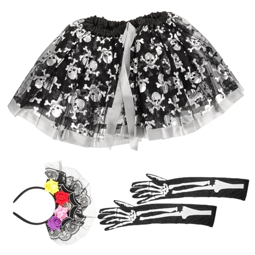 Hemobllo 1Satz Halloween Kostümset für Stirnband Tutu Rock Halloween Partys Atmungsaktiv Kreative von Hemobllo