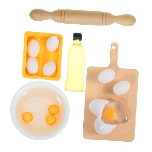 Hemobllo 1Satz Küchenwerkzeug aus Zartes Puppenhaus mit Nudelholz und Mini Schneidebrett für Kinderzimmer und Kreative Spielwelten Hemobllo 1Satz Küchenwerkzeug aus Zartes Puppenhaus mit Nudelholz und Mini Schneidebrett für Kinderzimmer und Kreative Spielwelten von Hemobllo