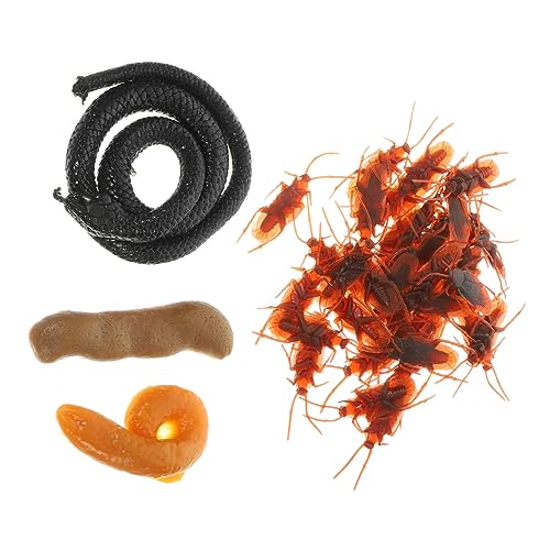 Hemobllo 1Satz Künstlicher Schlangenkot und Kakerlaken Ornament für Party Deko Scherzartikel für Aprilscherz und Halloween Feiern Leicht und Kompakt Hemobllo 1Satz Künstlicher Schlangenkot und Kakerlaken Ornament für Party Deko Scherzartikel für Aprilscherz und Halloween Feiern Leicht und Kompakt von Hemobllo