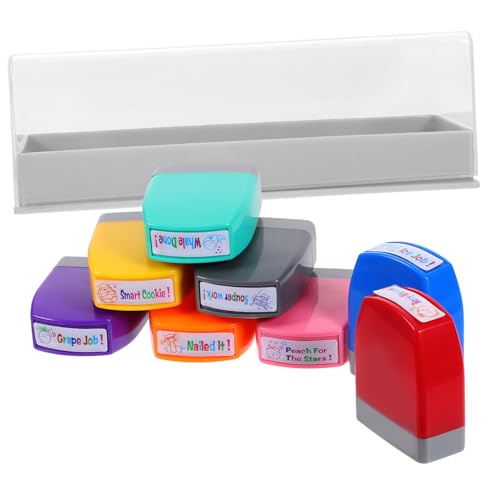Hemobllo 1Satz Lehrerstempel Farbige Motivstempel mit Automatischer Ölableitung Vielseitig Einsetzbar für Schule Kreative Projekte und Belohnungen Material Einfach Hemobllo 1Satz Lehrerstempel Farbige Motivstempel mit Automatischer Ölableitung Vielseitig Einsetzbar für Schule Kreative Projekte und Belohnungen Material Einfach von Hemobllo