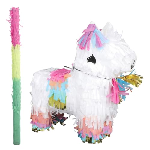 Hemobllo 1Satz Piñata Tierform für Geburtstagsfeiern Dekorative Piñata Stick Tier Piñata für Kinderpartys und Feiertagsfeiern Füllbar mit Süßigkeiten und Geschenken von Hemobllo