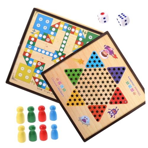 Hemobllo 1Satz Schachbrettspielzeug aus Holz Multifunktionales Pädagogisches Brettspiel für Familien Fördert Konzentration und Logisches für Lernende und Spieler Hemobllo 1Satz Schachbrettspielzeug aus Holz Multifunktionales Pädagogisches Brettspiel für Familien Fördert Konzentration und Logisches für Lernende und Spieler von Hemobllo