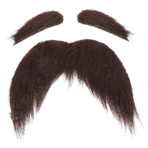 Hemobllo 1Satz Selbstklebendes Schnurrbart und Augenbrauen für Alte Mann Accessoires für Halloween und Cosplay Lustige Party Requisiten für Männer und Frauen Hemobllo 1Satz Selbstklebendes Schnurrbart und Augenbrauen für Alte Mann Accessoires für Halloween und Cosplay Lustige Party Requisiten für Männer und Frauen von Hemobllo