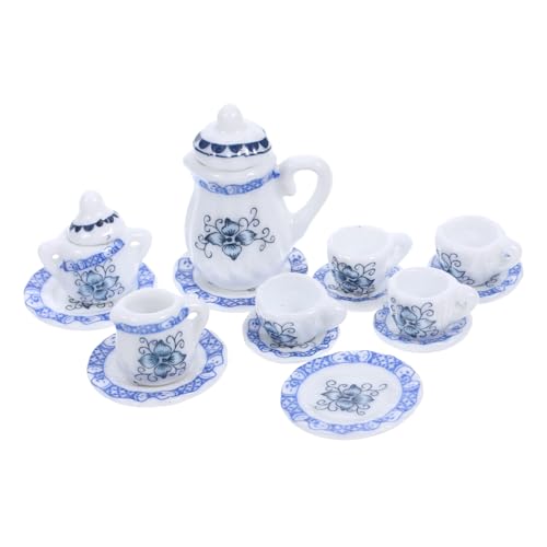 Hemobllo 1Satz Teegeschirr Teilig Puppenhaus Zubehör aus Teetasse und Schüssel mit Blumenmuster für Wohnkultur und Puppenhaus Dekoration Hemobllo 1Satz Teegeschirr Teilig Puppenhaus Zubehör aus Teetasse und Schüssel mit Blumenmuster für Wohnkultur und Puppenhaus Dekoration von Hemobllo