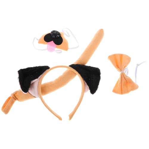 Hemobllo 1Satz Tier Ohr Stirnbänder für Kostüm Zubehör Halloween Tier Cosplay Set mit Süßes Kostüm für Zoo Themenpartys Verkleidungen von Hemobllo