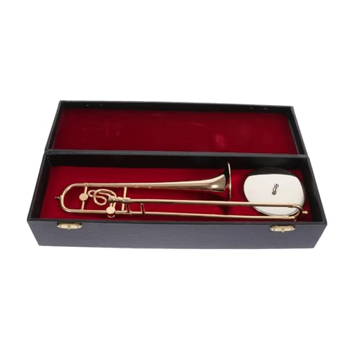 Hemobllo 1Stück Exquisites Posaunenmodell aus Kupfer Instrument für Schreibtisch Kreative Posaunen Verzierung Langlebig und Realistisch für Büro Hemobllo 1Stück Exquisites Posaunenmodell aus Kupfer Instrument für Schreibtisch Kreative Posaunen Verzierung Langlebig und Realistisch für Büro von Hemobllo