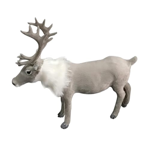 Hemobllo 1Stück Simulation Rentier Modell Für Weihnachtsdekoration Entzückendes Hirschspielzeug Für Indoor Und Outdoor Dekoration Für Realistisch Hemobllo 1Stück Simulation Rentier Modell Für Weihnachtsdekoration Entzückendes Hirschspielzeug Für Indoor Und Outdoor Dekoration Für Realistisch von Hemobllo