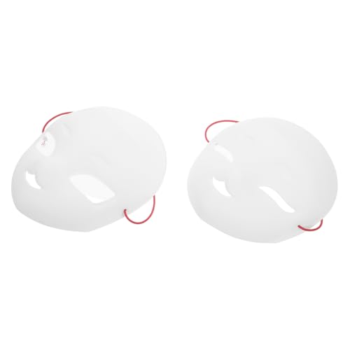 Hemobllo 2 STÜCK Leere Vollgesichtsmaske mit Atmungsaktivem Netzstoff Weiße DIY Halloween Gesichtsmaske für Erwachsene Vielseitige Maske zum Bemalen für Karneval Maskerade Cosplay und Hemobllo 2 STÜCK Leere Vollgesichtsmaske mit Atmungsaktivem Netzstoff Weiße DIY Halloween Gesichtsmaske für Erwachsene Vielseitige Maske zum Bemalen für Karneval Maskerade Cosplay und von Hemobllo