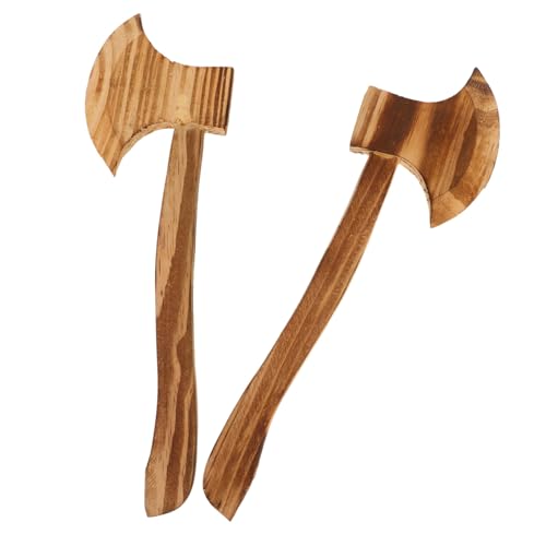 Hemobllo 2 STÜCK Teiliges Holz Halloween Kostüm Requisite Axt Holzspielzeug Sicher Poliert LARP Cosplay Zubehör für Verkleidungen und Dekoration Hemobllo 2 STÜCK Teiliges Holz Halloween Kostüm Requisite Axt Holzspielzeug Sicher Poliert LARP Cosplay Zubehör für Verkleidungen und Dekoration von Hemobllo
