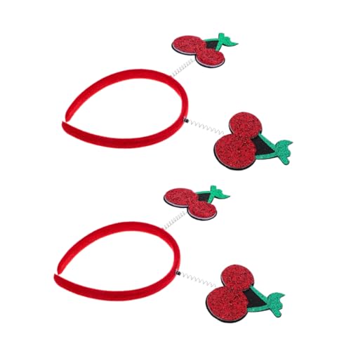 Hemobllo 2 Stück Früchte Haarreifen Elastisch Festliche Kopfbedeckung Kirschmotiv Leicht Für Kindergeburtstag Party Fotoshooting Hemobllo 2 Stück Früchte Haarreifen Elastisch Festliche Kopfbedeckung Kirschmotiv Leicht Für Kindergeburtstag Party Fotoshooting von Hemobllo