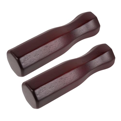 Hemobllo 2 Stück Griff für Kickertisch Fußball Griffe für Spieler-Kickertische Kickergriffe Ersatz für den Griff des Kickertischgriffs Griffe für Tischkicker hölzern Brown von Hemobllo
