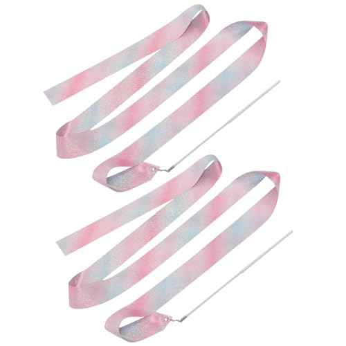 Hemobllo 2 Stück Gymnastikband Schleifentanz für Gymnastik-Partydekorationen Regenbogen Tanz-Streamer dekoratives Band Tanzaufführender Streamer Partyband Polyester Hemobllo 2 Stück Gymnastikband Schleifentanz für Gymnastik-Partydekorationen Regenbogen Tanz-Streamer dekoratives Band Tanzaufführender Streamer Partyband Polyester von Hemobllo