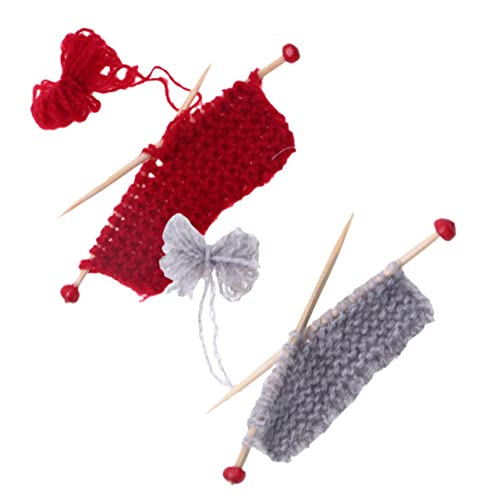 Hemobllo 2 Stück Miniatur Puppenhaus Strickpullover Rot Detailgetreue Handgestrickte Modelle Langlebige Miniaturdekoration für Puppenhaus DIY Basteln Sammler Realistische Wohnatmosphäre Hemobllo 2 Stück Miniatur Puppenhaus Strickpullover Rot Detailgetreue Handgestrickte Modelle Langlebige Miniaturdekoration für Puppenhaus DIY Basteln Sammler Realistische Wohnatmosphäre von Hemobllo