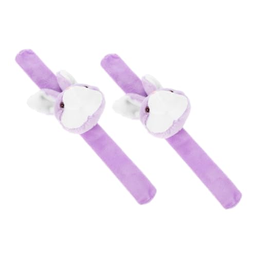 Hemobllo 2 Stück Plüsch Slap Bracelet mit Niedlichem Hasen und Hautfreundlich Lustiges Partyzubehör für Kindergeburtstag Halloween Weihnachten Tier Design Armband für Dekoration Hemobllo 2 Stück Plüsch Slap Bracelet mit Niedlichem Hasen und Hautfreundlich Lustiges Partyzubehör für Kindergeburtstag Halloween Weihnachten Tier Design Armband für Dekoration von Hemobllo