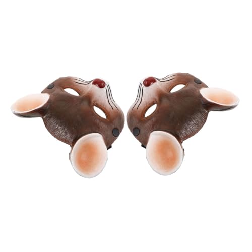 Hemobllo 2 Stück Realistische Rattenmasken aus Weichem PU Schaum für Halloween Karneval und Kostümpartys Leichte Tiergesichtsmasken Passend für Erwachsene und Bequemes Tragen Kreative Hemobllo 2 Stück Realistische Rattenmasken aus Weichem PU Schaum für Halloween Karneval und Kostümpartys Leichte Tiergesichtsmasken Passend für Erwachsene und Bequemes Tragen Kreative von Hemobllo