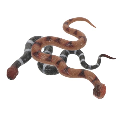 Hemobllo 2 Stück Realistische Weiche Gummischlangen Figuren aus TPR Lebensechte Schlangen Nachbildung mit Detailreicher Textur für Halloween Streiche Party Deko und Reptilienähnliche Hemobllo 2 Stück Realistische Weiche Gummischlangen Figuren aus TPR Lebensechte Schlangen Nachbildung mit Detailreicher Textur für Halloween Streiche Party Deko und Reptilienähnliche von Hemobllo