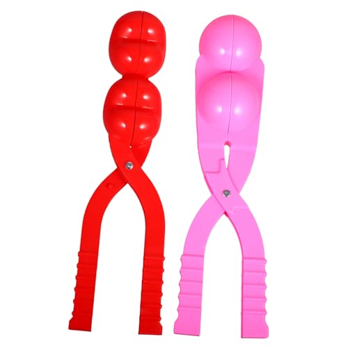 Hemobllo 2 Stück Teiliges Clip mit Griff aus Langlebigem Kunststoff Herzform Former für Outdoor Winterspielzeug Fördert Kindliche Geschicklichkeit und Saubere Hände Beim Zufällige Farbe von Hemobllo