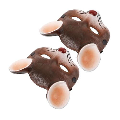 Hemobllo 2 Stück Teiliges Halloween Ratten Masken für Erwachsene Realistische Tierkopf Gesichtsmaske aus PU Schaum für Karneval Geburtstagsfeiern und Maskerade Passend Hemobllo 2 Stück Teiliges Halloween Ratten Masken für Erwachsene Realistische Tierkopf Gesichtsmaske aus PU Schaum für Karneval Geburtstagsfeiern und Maskerade Passend von Hemobllo