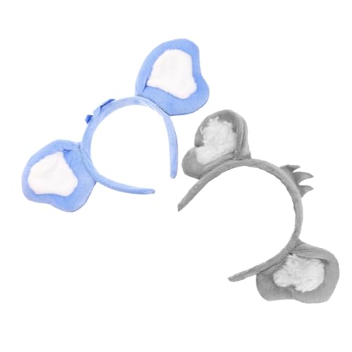 Hemobllo 2 Stück Teiliges Koala Haarband aus Weichem Stoff Flauschige Tierohren Stirnbänder für Cosplay und Party Verstellbar und Bequem Geeignet für Verschiedene Kopfgrößen und Frisuren Hemobllo 2 Stück Teiliges Koala Haarband aus Weichem Stoff Flauschige Tierohren Stirnbänder für Cosplay und Party Verstellbar und Bequem Geeignet für Verschiedene Kopfgrößen und Frisuren von Hemobllo