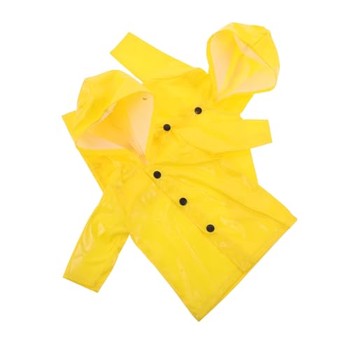 Hemobllo 2 Stück Teiliges Puppen Regenponcho Gelber Puppenregenmantel Realistische Doll Regenjacke Leichtes Pflegeleichtes Spielzeugzubehör für Kreatives Rollenspiel von Hemobllo