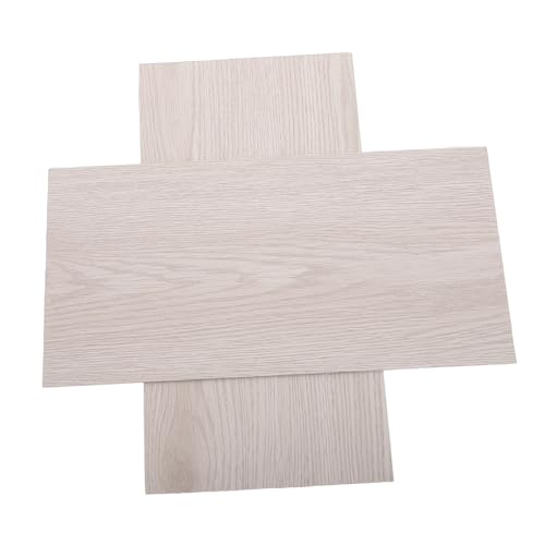 Hemobllo 2 Stück Teiliges Puppenhaus Bodenbelag PVC Imitation Holzmaserung Selbstklebend Realistische Holzoptik Miniaturboden für DIY Puppenhaus Zubehör von Hemobllo