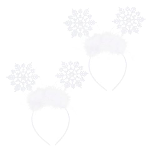 Hemobllo 2 Stück Teiliges Schneeflocken Haarreifen Weihnachtskostüm Partyzubehör und Erwachsene Festlicher Kopfschmuck für Xmas Maskerade Karneval Hemobllo 2 Stück Teiliges Schneeflocken Haarreifen Weihnachtskostüm Partyzubehör und Erwachsene Festlicher Kopfschmuck für Xmas Maskerade Karneval von Hemobllo