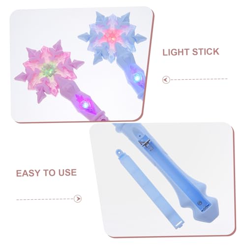Hemobllo 2 Stück Teiliges Schneeflocken LED Zauberstäbe für Leuchtende Feenstäbe Blau und Leichtes Partyspielzeug und Geburtstagsgeschenk für Bühnenauftritte Cosplay und Verkleidung Hemobllo 2 Stück Teiliges Schneeflocken LED Zauberstäbe für Leuchtende Feenstäbe Blau und Leichtes Partyspielzeug und Geburtstagsgeschenk für Bühnenauftritte Cosplay und Verkleidung von Hemobllo