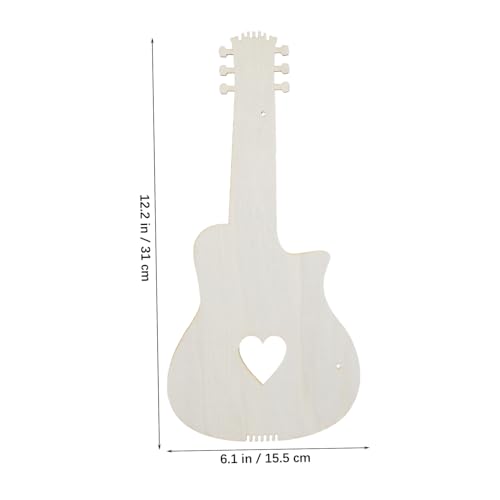 Hemobllo 2 Stück Unvollendetes Holz Gitarrenspielzeug zum Selbstbemalen DIY Bastelset für Jugendliche Einfache Montage Natürliche Holzdeko für Kreative Malprojekte und Musikinstrumente Hemobllo 2 Stück Unvollendetes Holz Gitarrenspielzeug zum Selbstbemalen DIY Bastelset für Jugendliche Einfache Montage Natürliche Holzdeko für Kreative Malprojekte und Musikinstrumente von Hemobllo