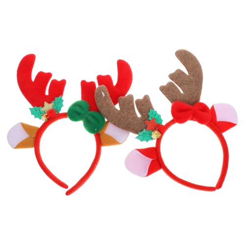 Hemobllo 2 Stück Weihnachtlicher Rentier Haarreif Kuschelige Geweih Farbige Haarschmuck Accessoires für Erwachsene und Festlicher Kopfschmuck für Weihnachtsfeiern und Partys Hemobllo 2 Stück Weihnachtlicher Rentier Haarreif Kuschelige Geweih Farbige Haarschmuck Accessoires für Erwachsene und Festlicher Kopfschmuck für Weihnachtsfeiern und Partys von Hemobllo